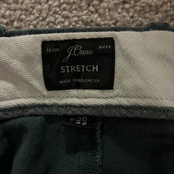 JCrew Stretch Teal Colored Chinos - Picture 5 of 6